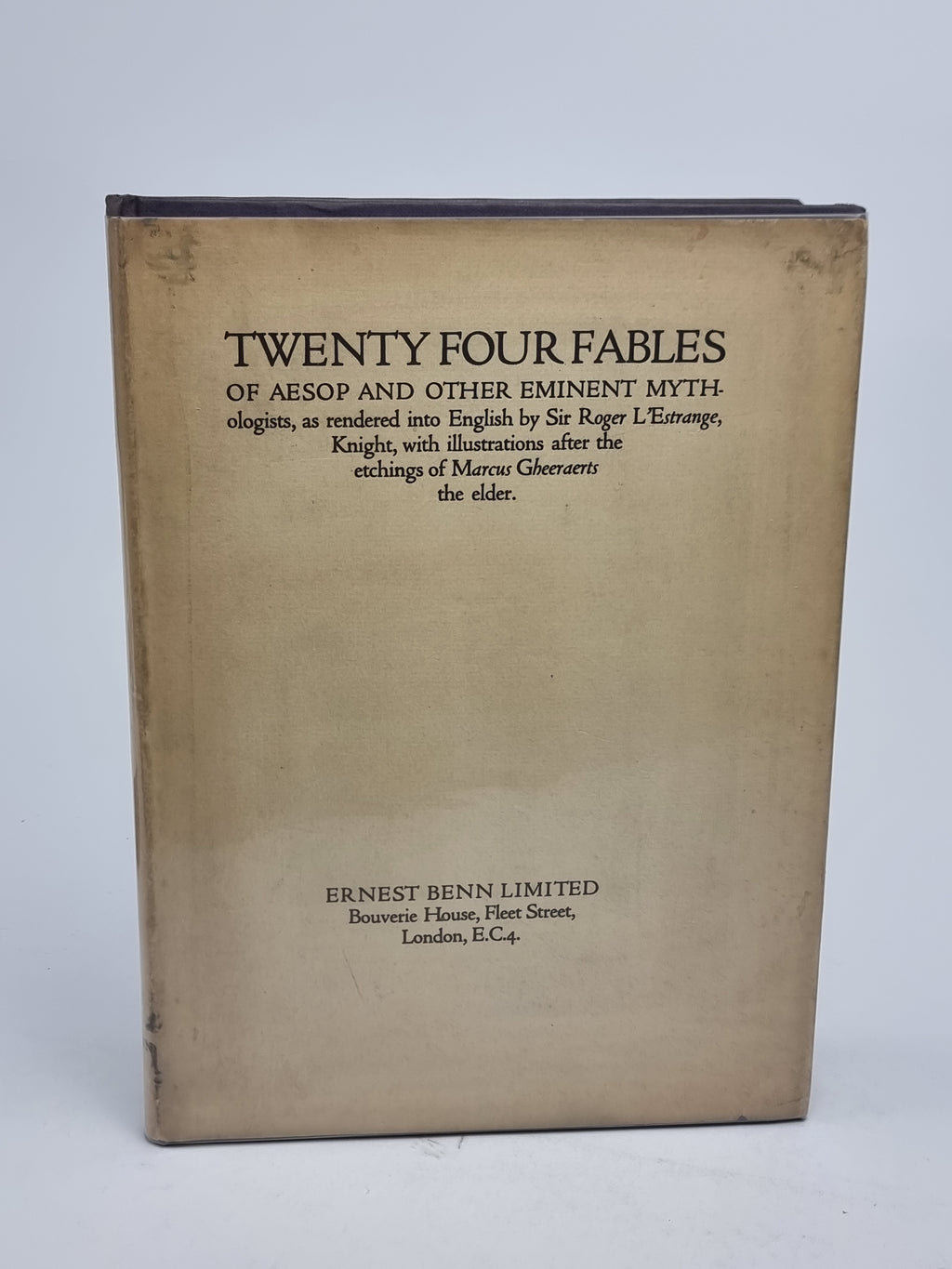 Twenty Four Fables of Aesop and Other Eminent Mythologists, Aesop — 1st Ed