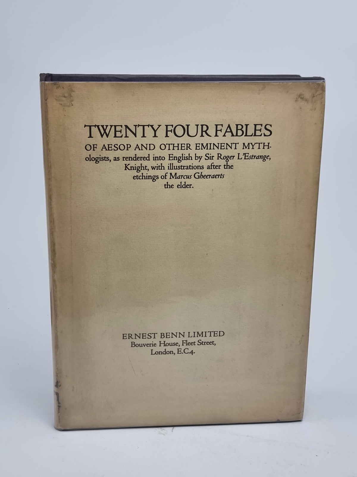 Twenty Four Fables of Aesop and Other Eminent Mythologists, Aesop — 1st Ed