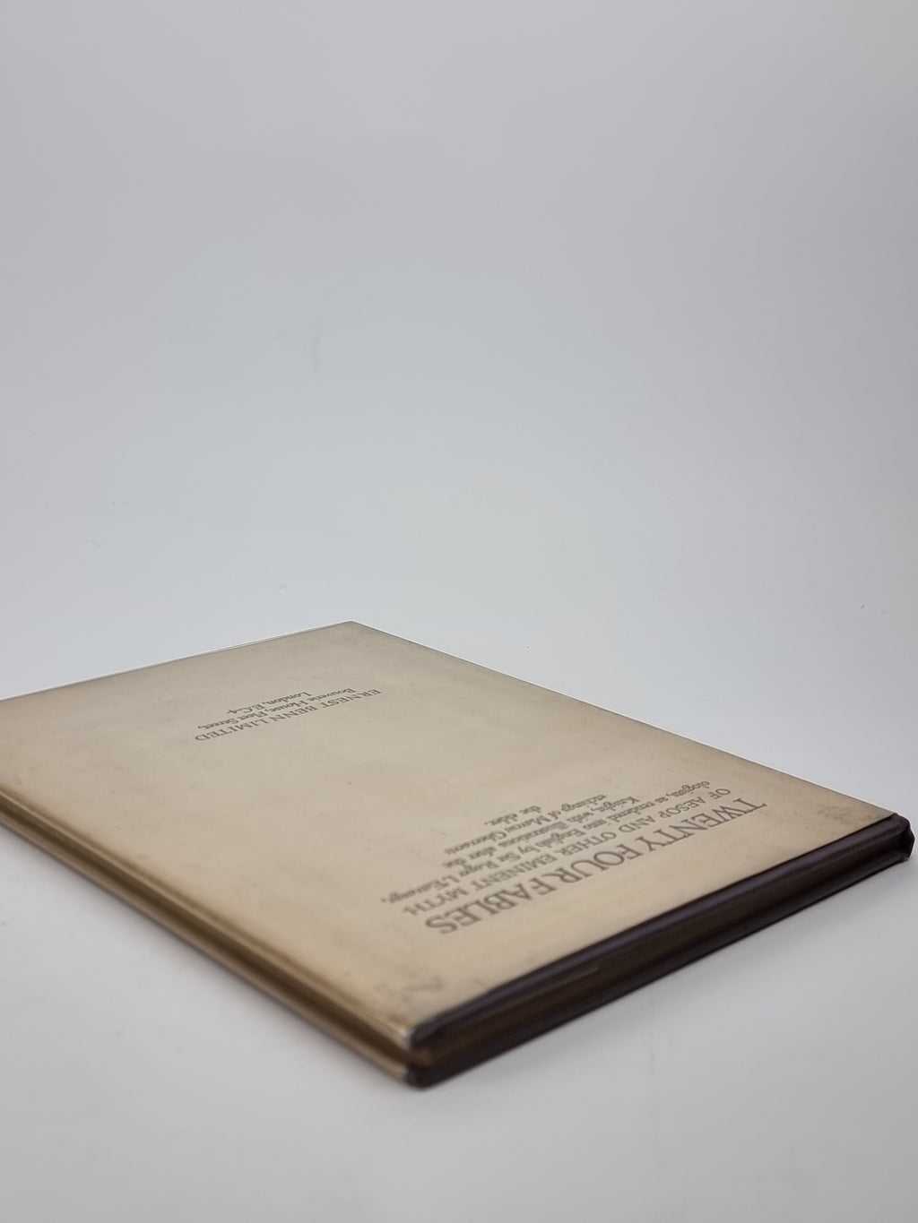 Twenty Four Fables of Aesop and Other Eminent Mythologists, Aesop — 1st Ed