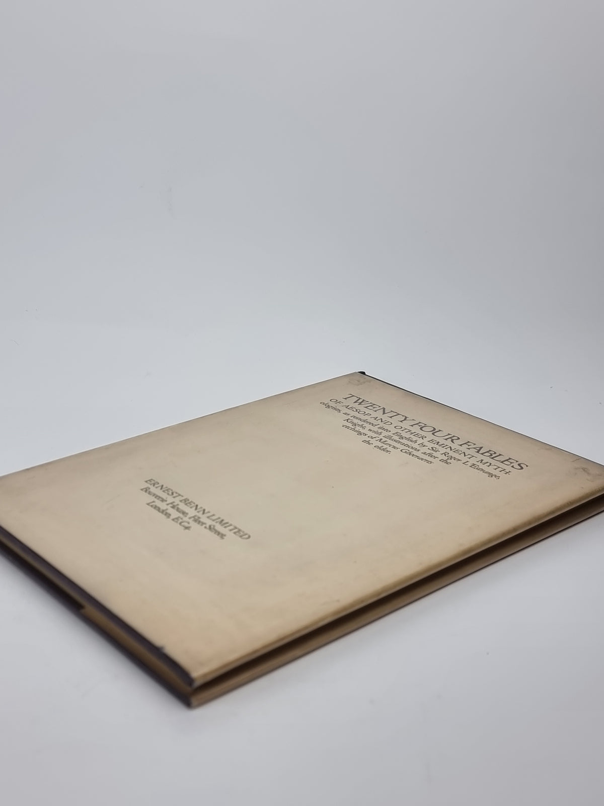 Twenty Four Fables of Aesop and Other Eminent Mythologists, Aesop — 1st Ed