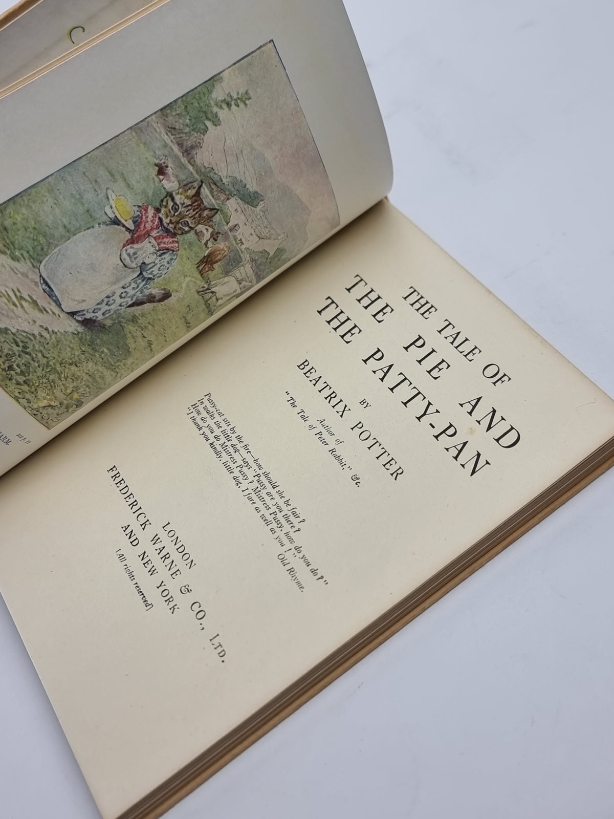 The Tale of the Pie and the Patty-Pan, Beatrix Potter