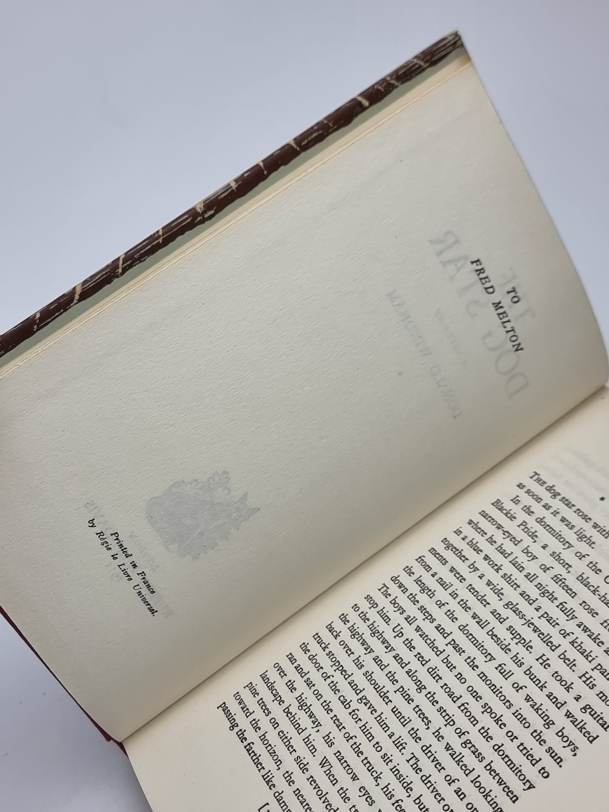 The Dog Star, Donald Windham — 1st Edition