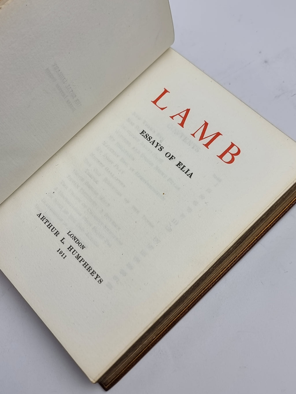 Essays of Elia, Charles Lamb
