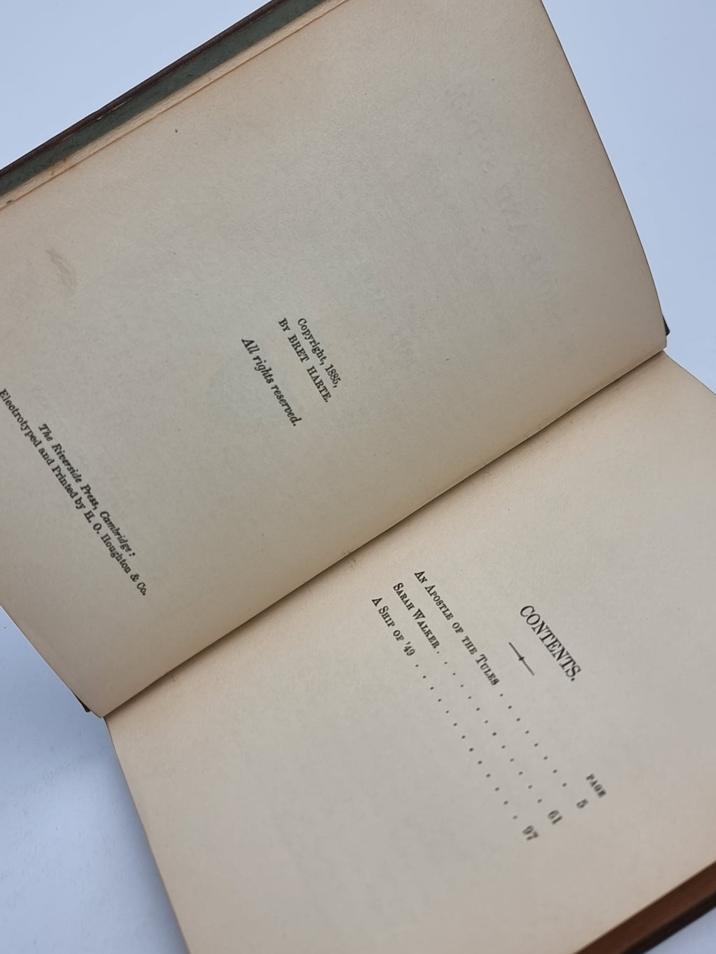 By Shore and Sedge, Bret Harte — 1st Edition