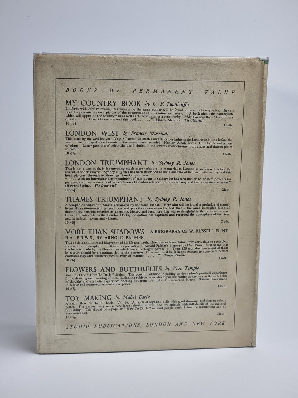 Bird Portraiture, C. F. Tunnicliffe — 1st Edition