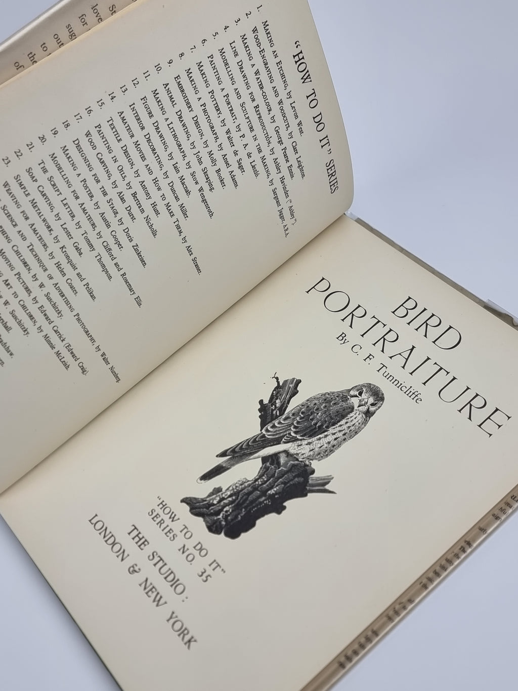 Bird Portraiture, C. F. Tunnicliffe — 1st Edition