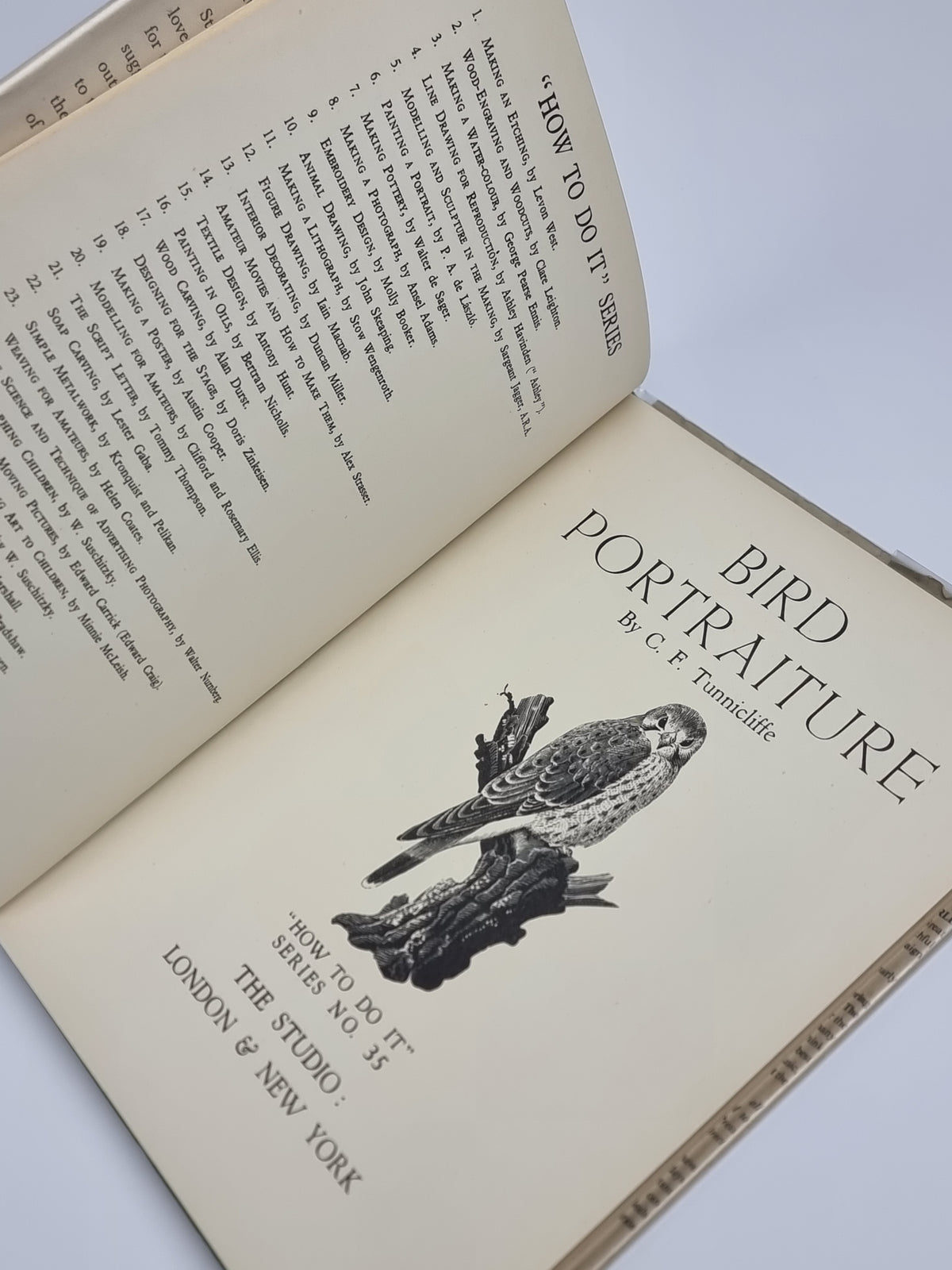 Bird Portraiture, C. F. Tunnicliffe — 1st Edition