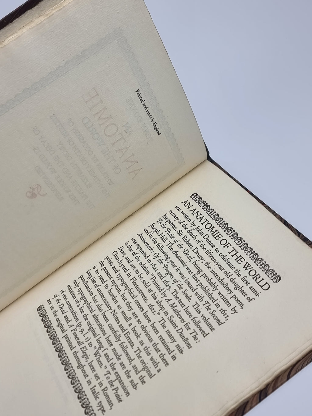 An Anatomie of the World, John Donne