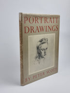 Portrait Drawings, Peter Scott — 1st Edition, Signed