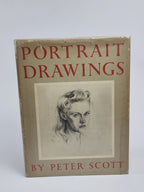 Portrait Drawings, Peter Scott — 1st Edition, Signed
