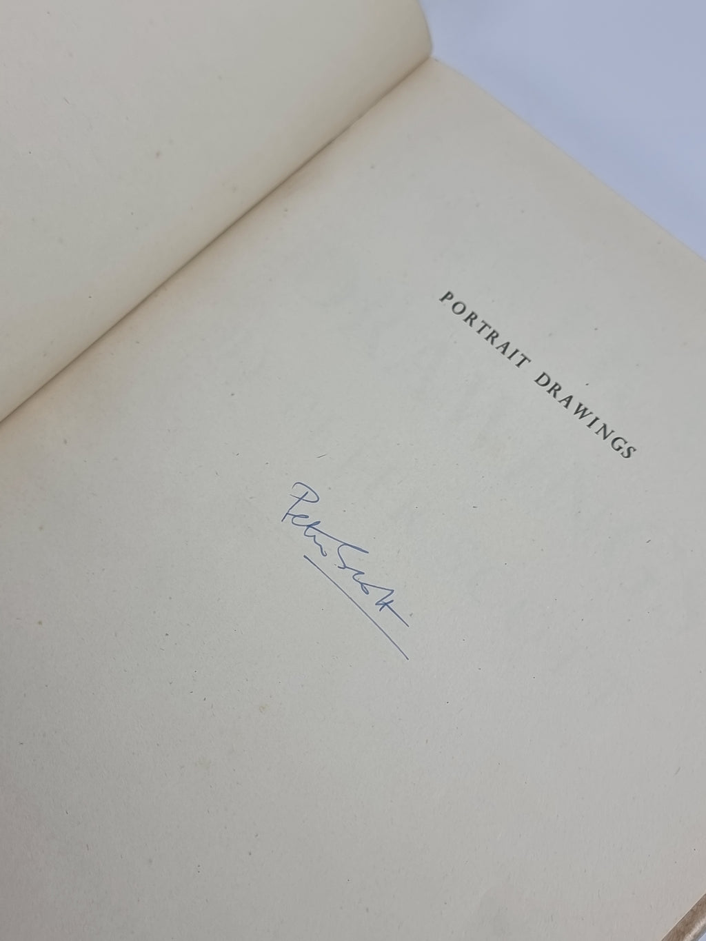 Portrait Drawings, Peter Scott — 1st Edition, Signed