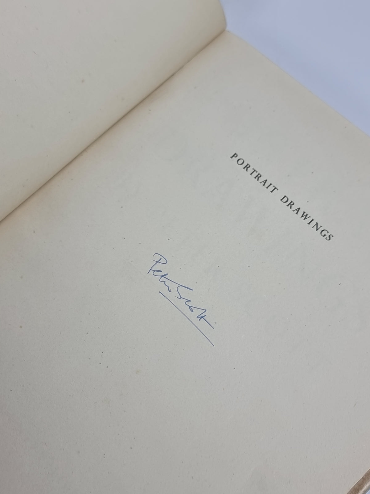 Portrait Drawings, Peter Scott — 1st Edition, Signed