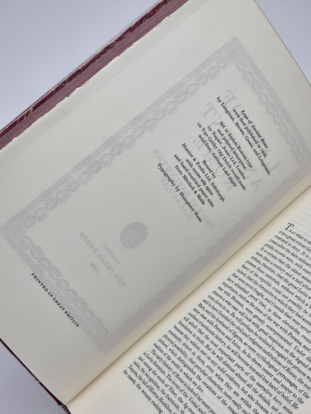Lays of Ancient Rome, Thomas Babington Macaulay