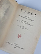 Tyrol, W. A. Baillie-Grohman — 1st Edition