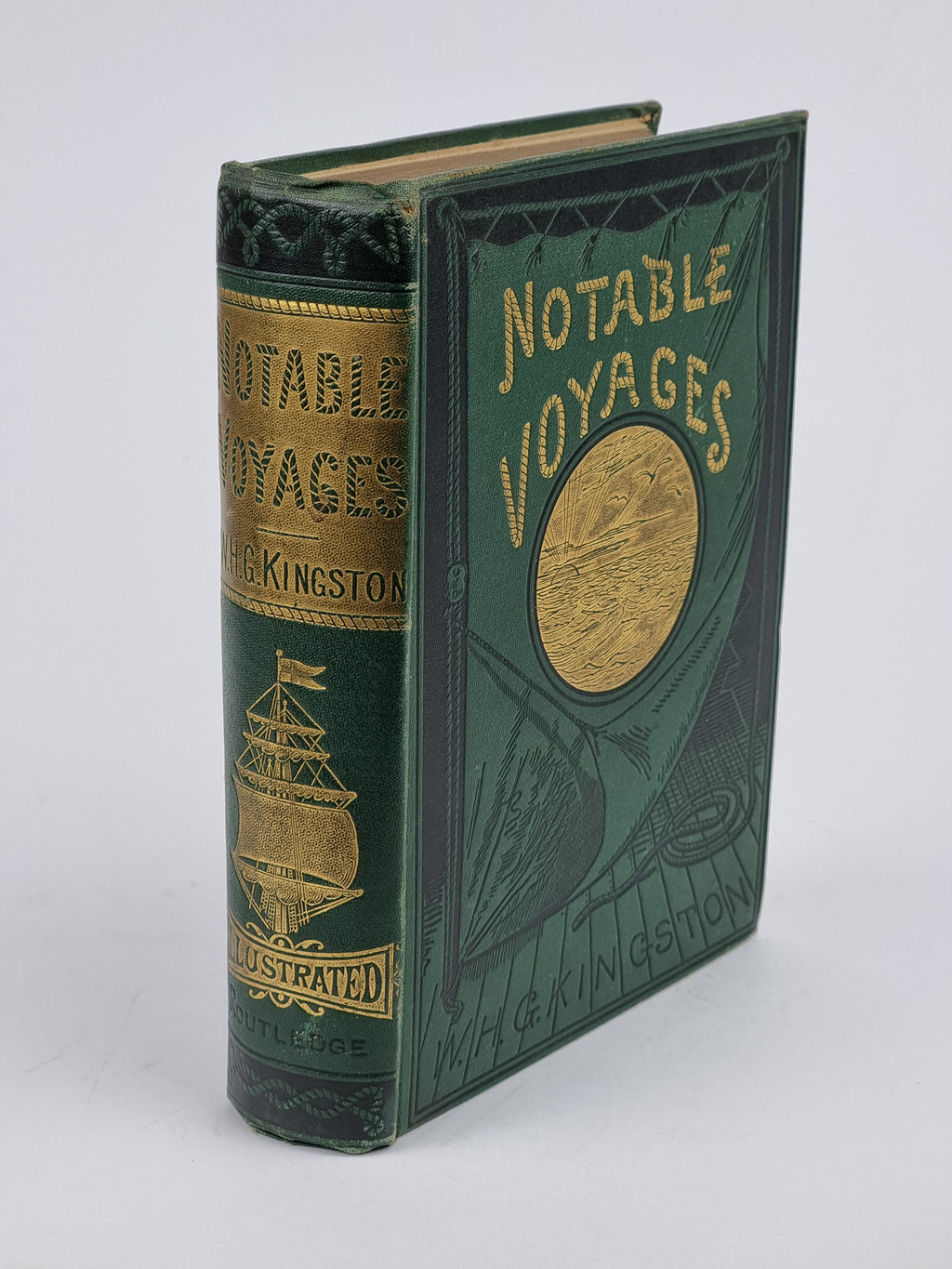 Notable Voyages from Columbus to Parry, William H. G. Kingston — 1st Ed