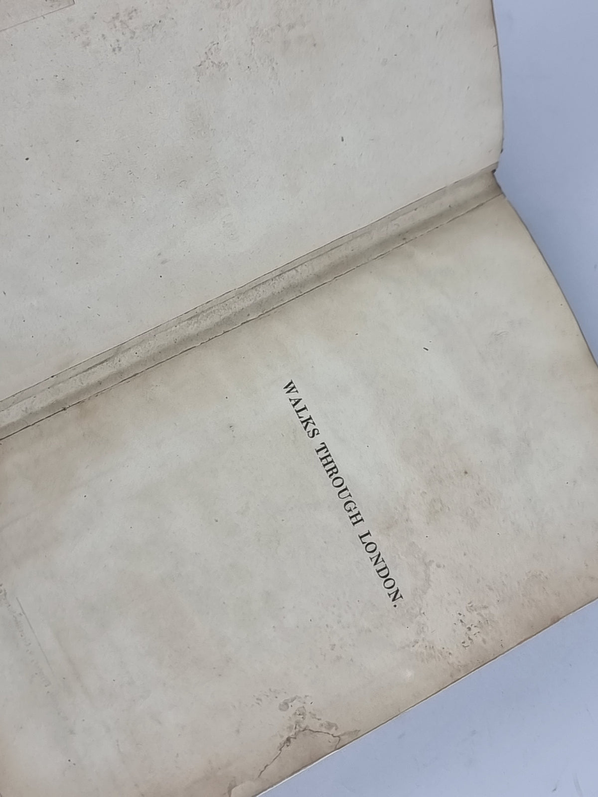 Walks Through London, David Hughson — 1st Edition