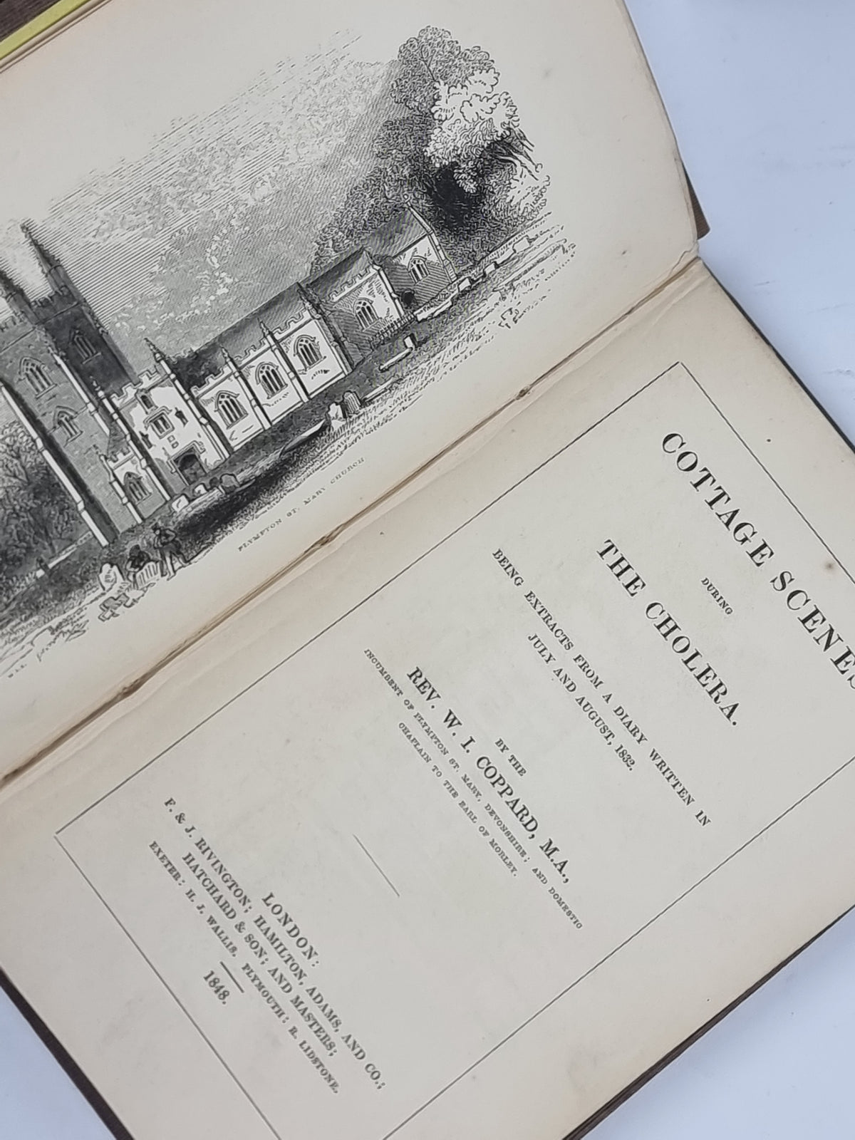 Cottage Scenes During the Cholera, Rev. W. I. Coppard — 1st Edition