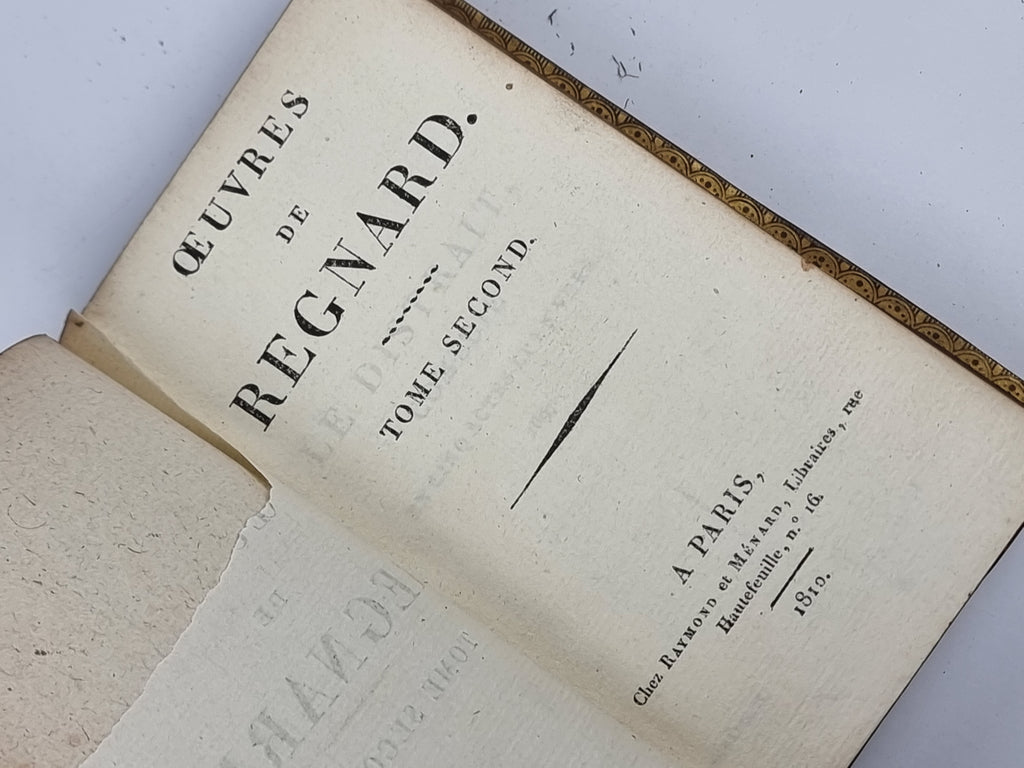 Œuvres de Regnard, Jean-François Regnard