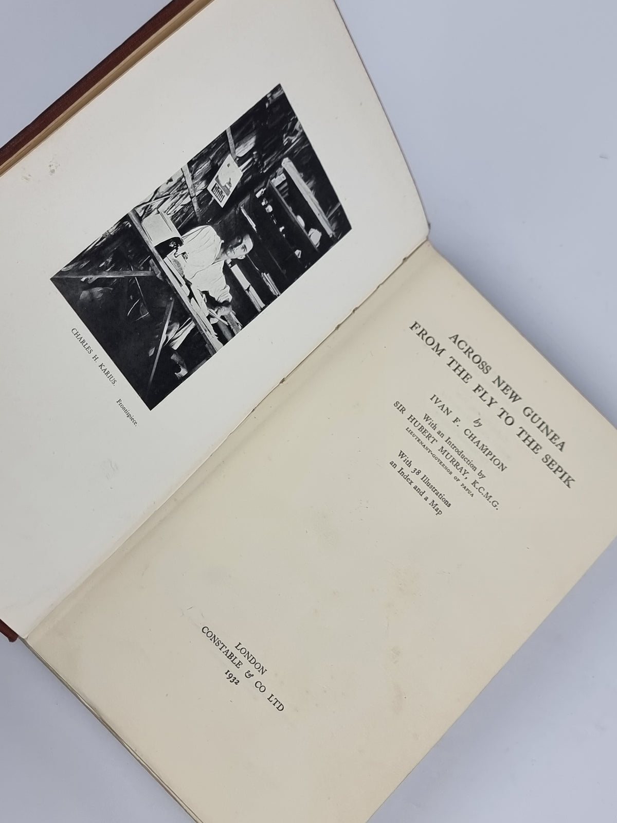 Across New Guinea From the Fly to the Sepik, Ivan F. Champion — 1st Edition