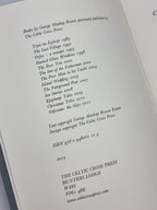 Havard: Seven Choruses, George Mackay Brown — 1st Edition, Limited