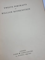 Twelve Portraits, William Rothenstein — 1st Edition