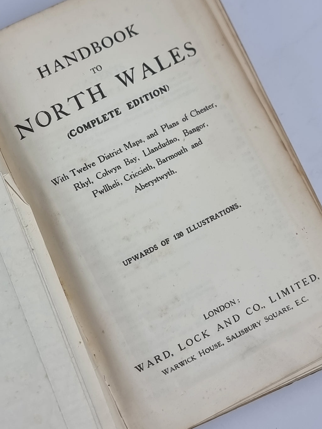 Handbook to North Wales, Ward, Lock and Co.