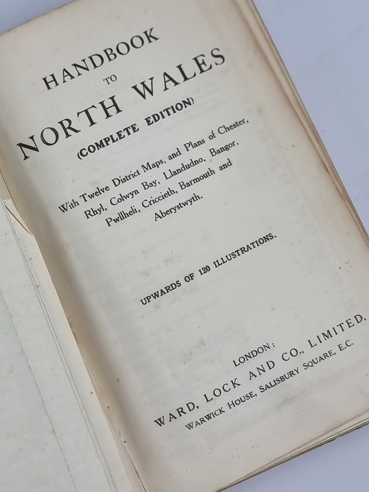 Handbook to North Wales, Ward, Lock and Co.