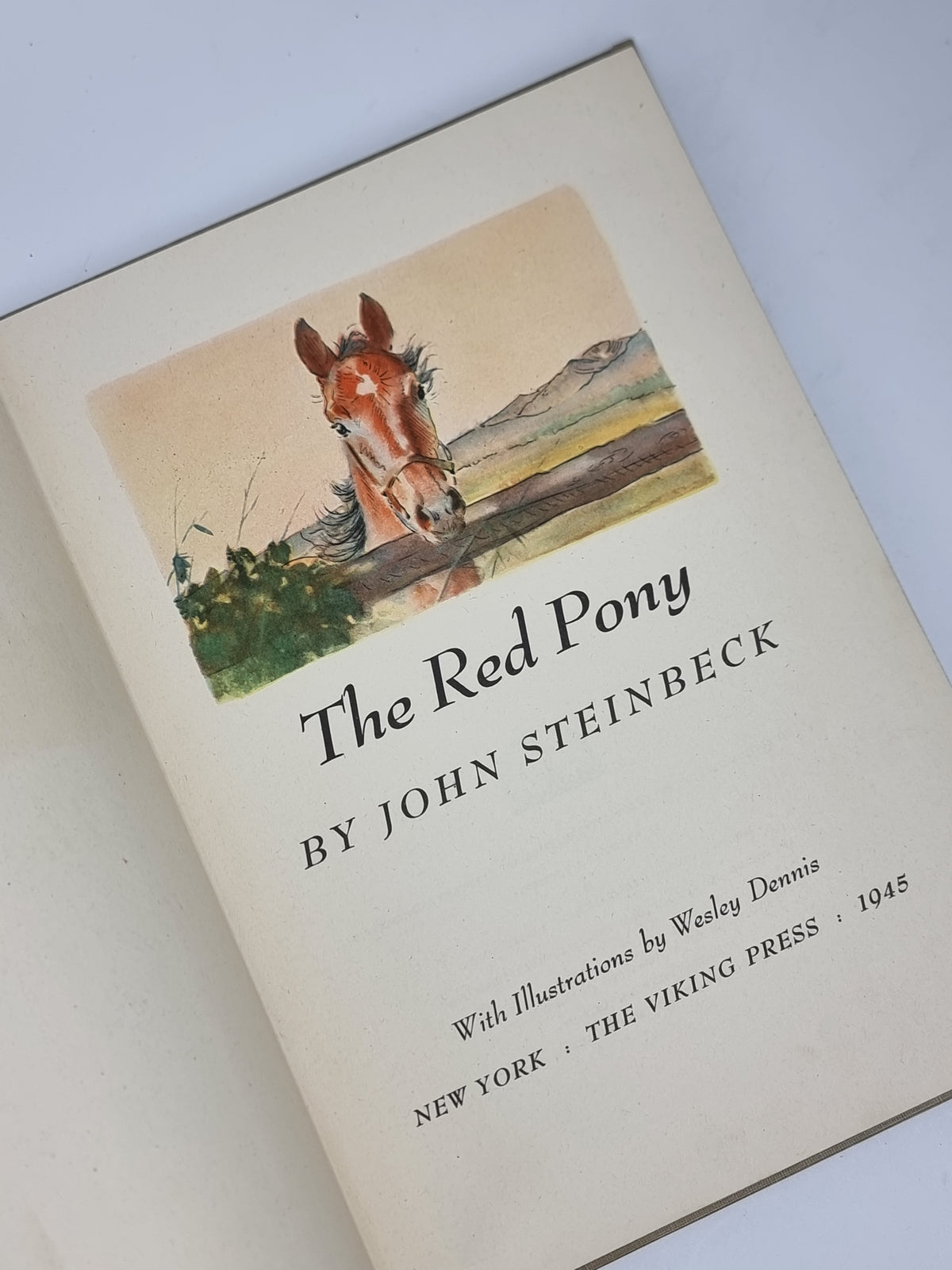 The Red Pony, John Steinbeck — 1st Illustrated Edition