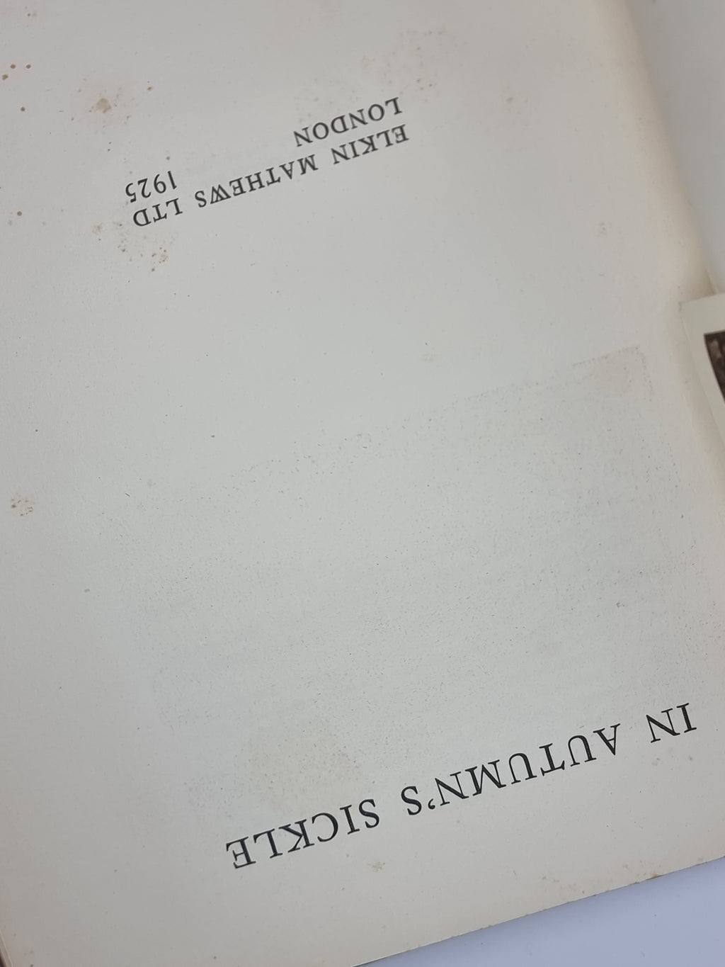In Autumn's Sickle, N. Graham Smith (Editor) — 1st Edition