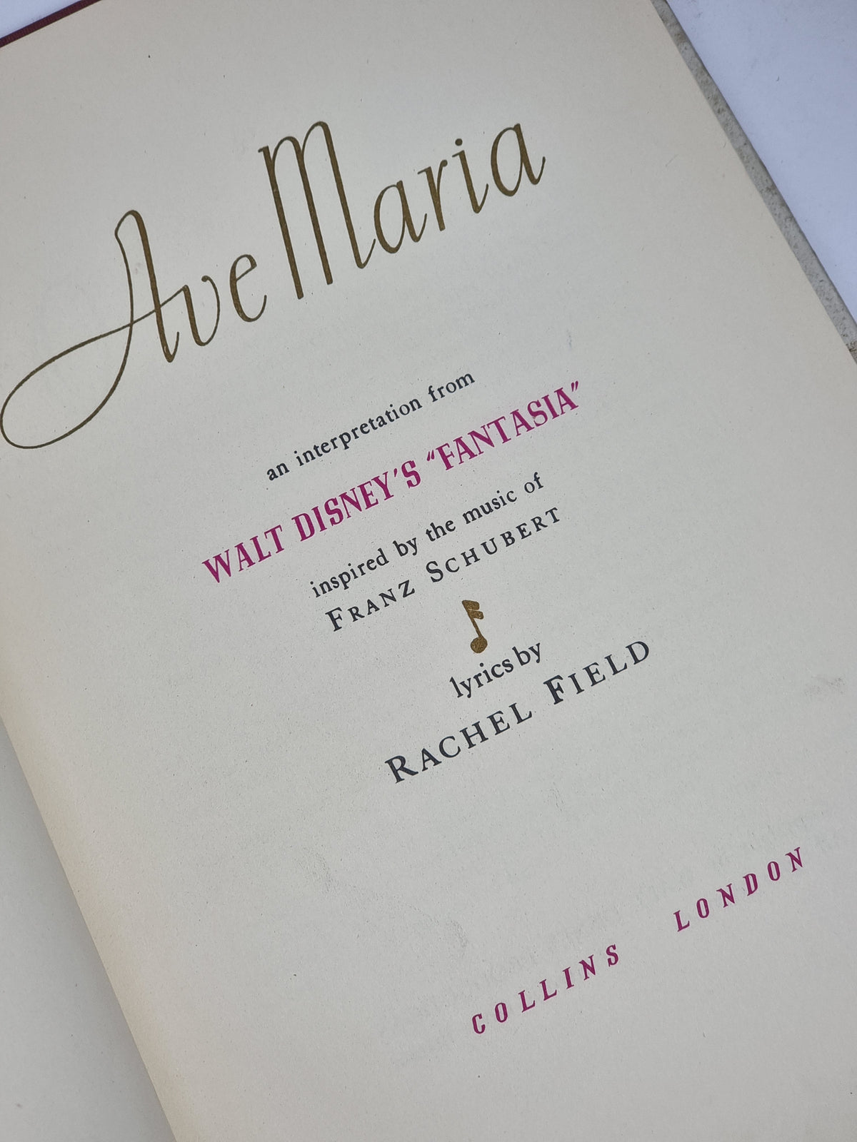Ave Maria, Rachel Field — 1st Edition
