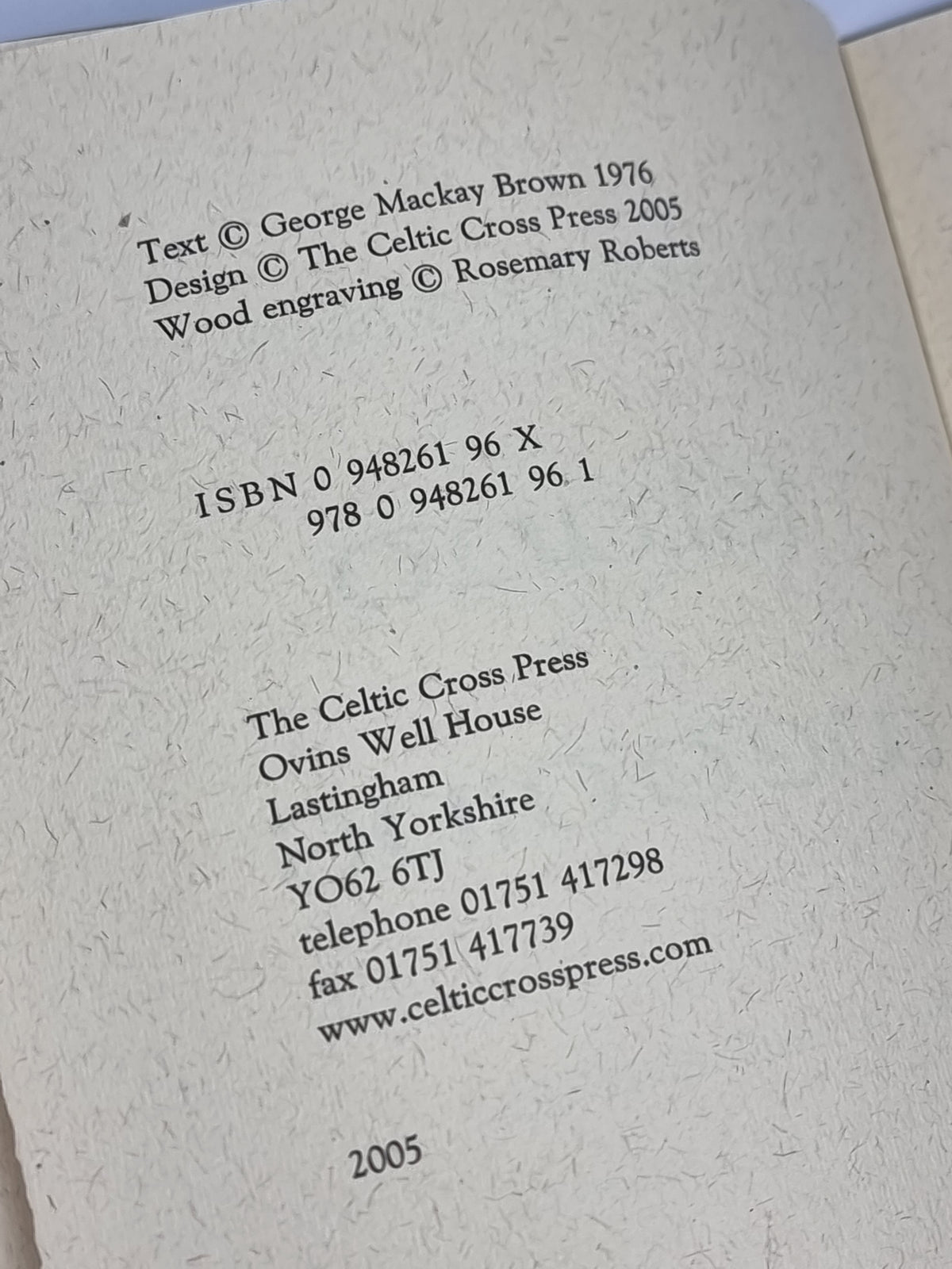ísland wedding, George Mackay Brown — 1st Edition