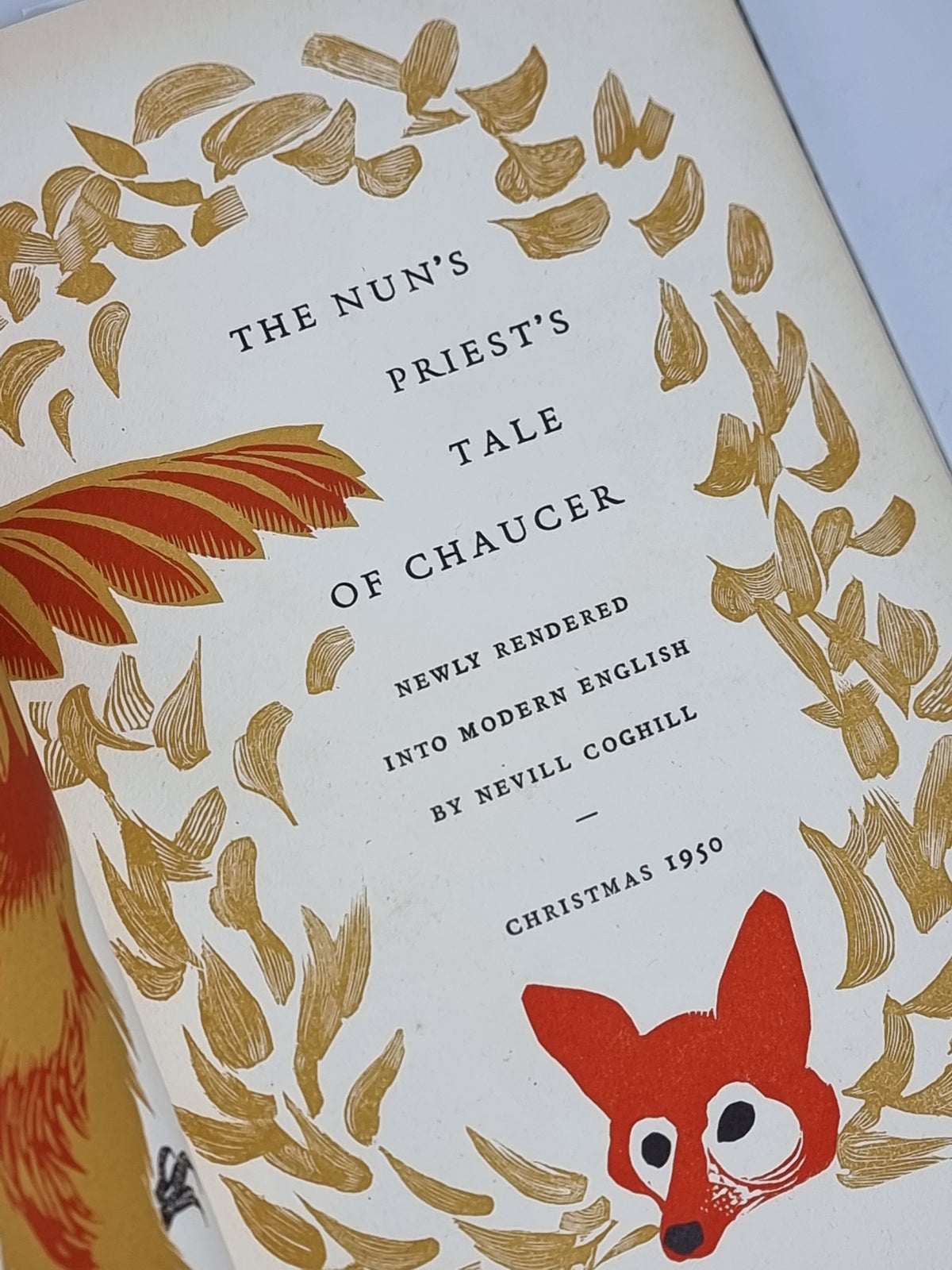 The Nun's Priest's Tale of Chaucer, Geoffrey Chaucer — 1st Edition