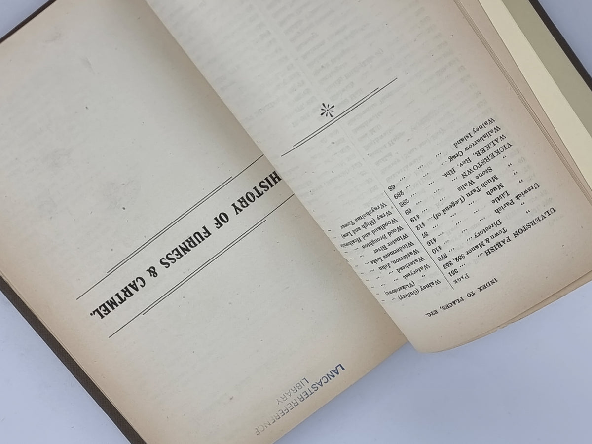 History, Topography, and Directory of Furness & Cartmel, J. Bulmer (Ed.)