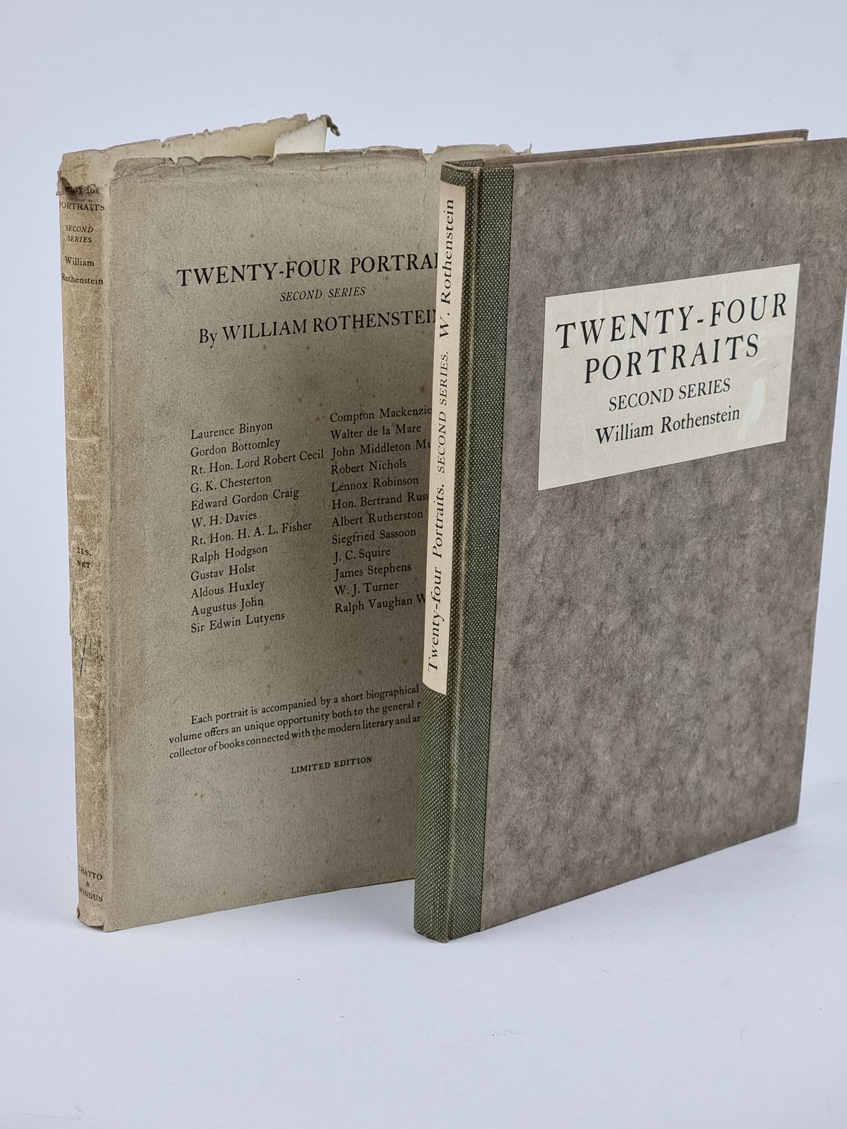 Twenty-Four Portraits: Second Series, William Rothenstein — 1st Edition