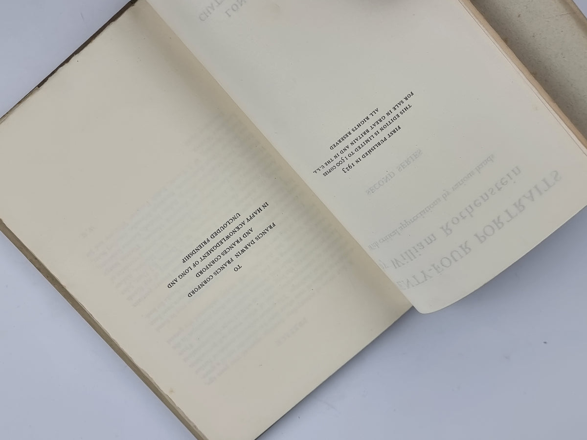 Twenty-Four Portraits: Second Series, William Rothenstein — 1st Edition