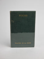 Poems, Walter de la Mare — 1st Edition
