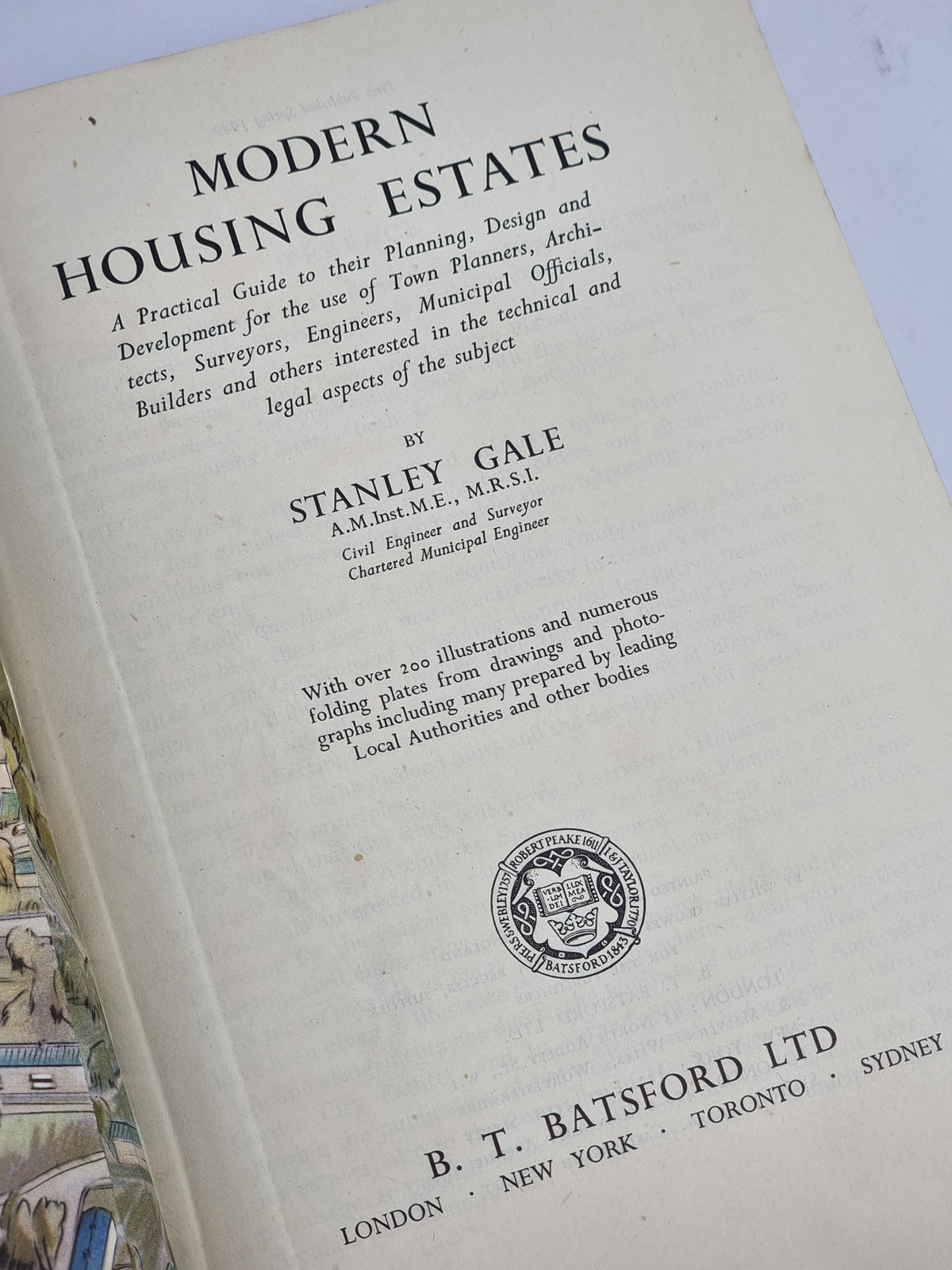 Modern Housing Estates, Stanley Gale — 1st Edition