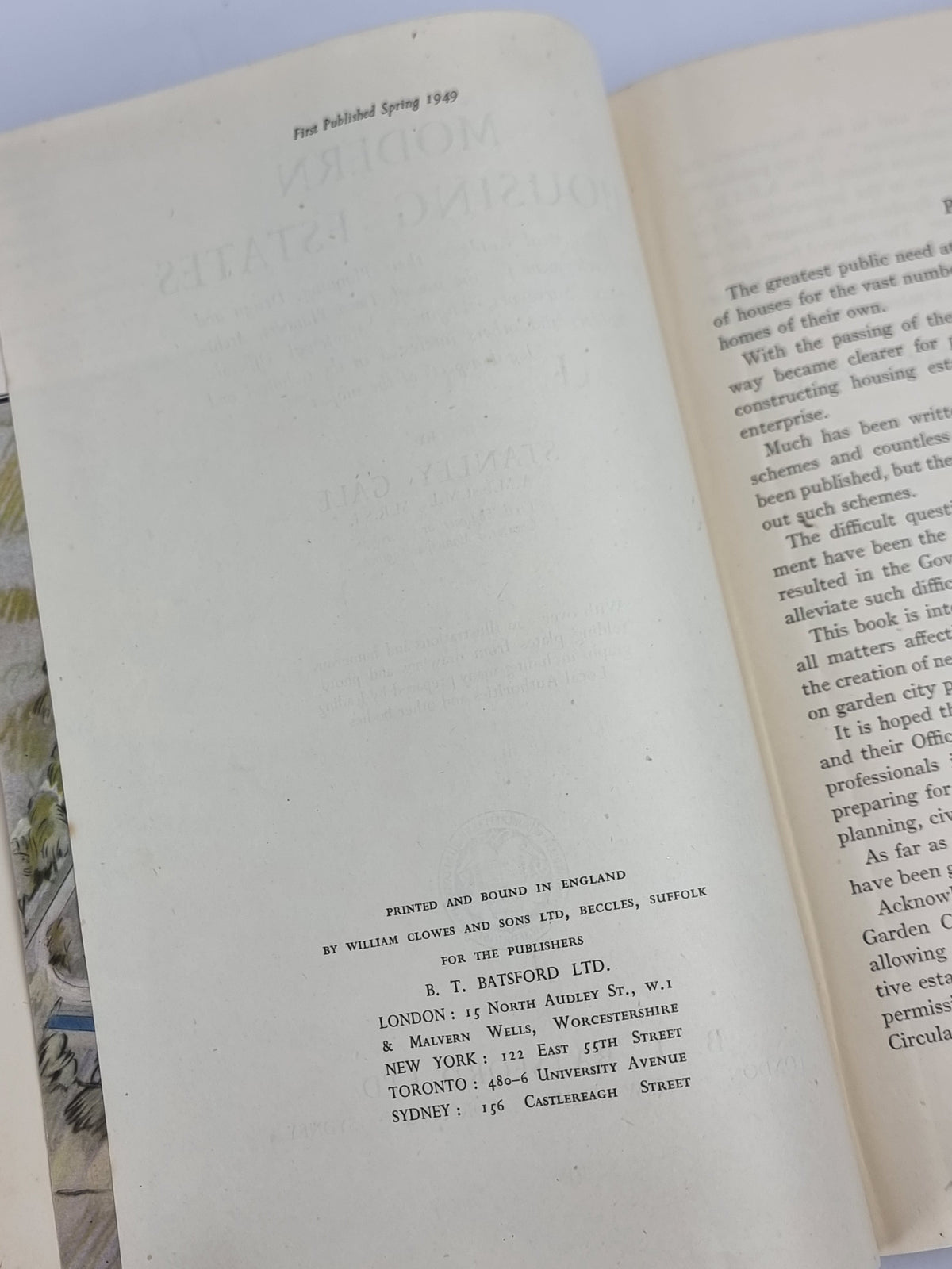 Modern Housing Estates, Stanley Gale — 1st Edition