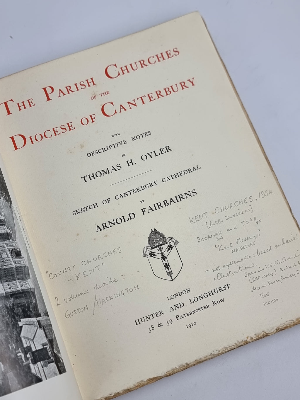 The Parish Churches of the Diocese of Canterbury, Thomas H. Oyler — 1st Ed
