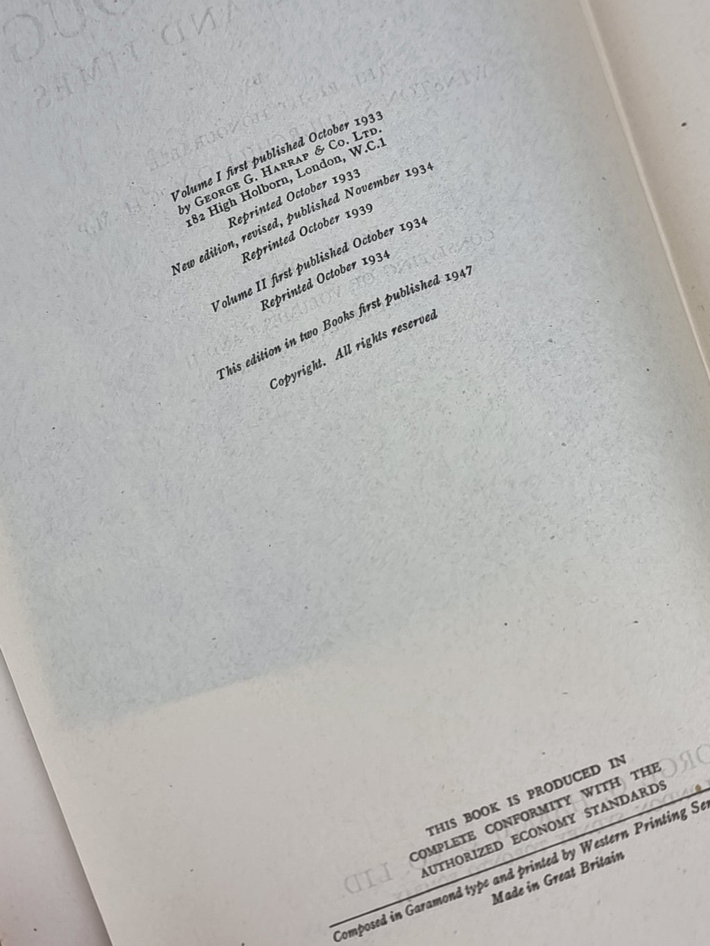 Marlborough: His Life and Times, Winston S. Churchill — 1st Edition