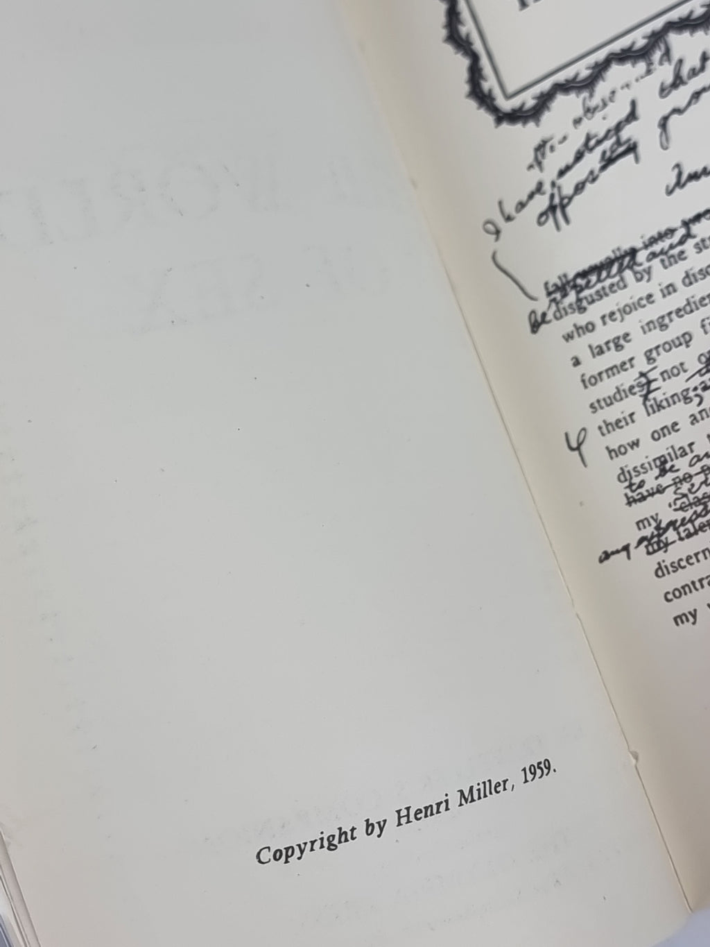 The World of Sex, Henry Miller — 2nd Edition