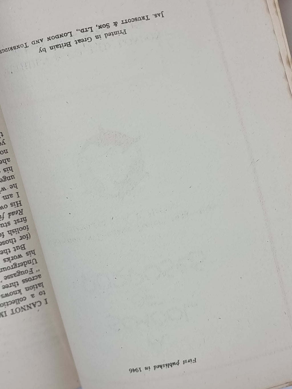 A School of Purposes, Fougasse — 1st Edition