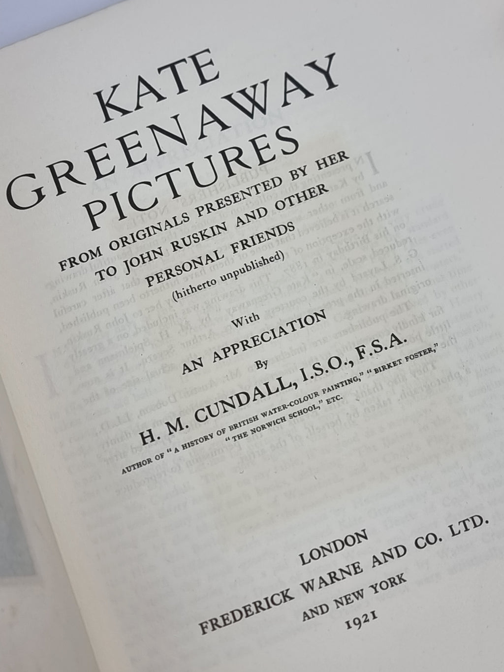 Kate Greenaway Pictures, Kate Greenaway — 1st Edition