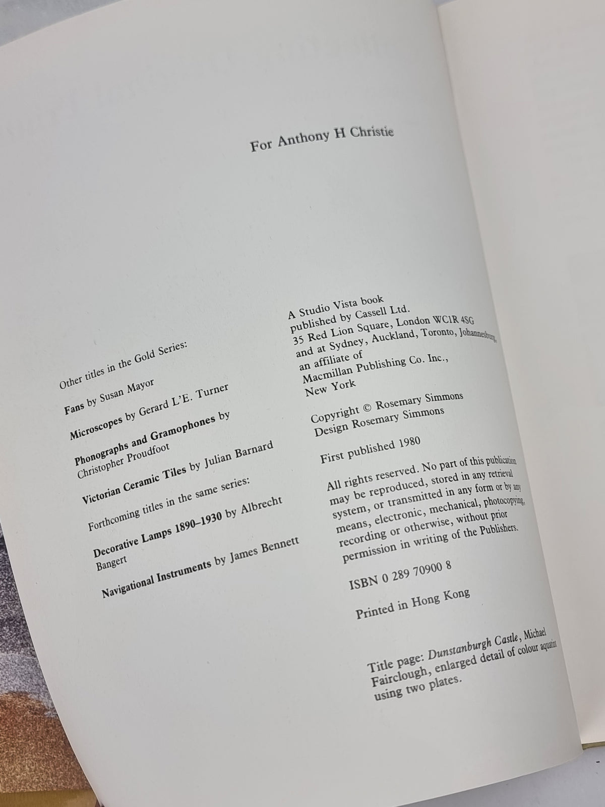 Collecting Original Prints, Rosemary Simmons — 1st Edition