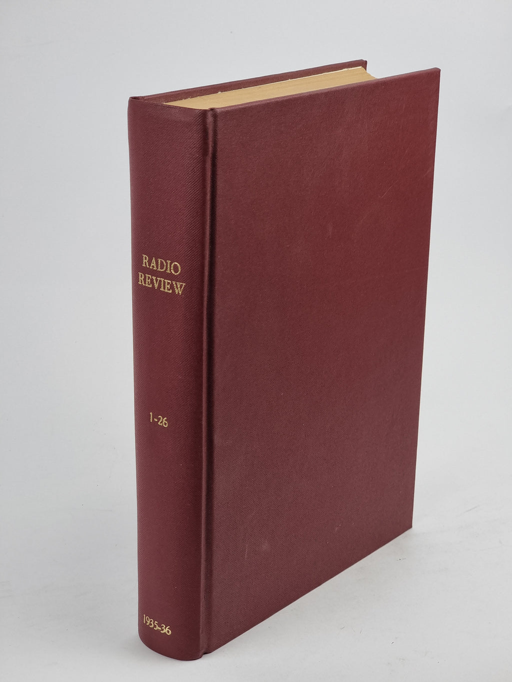 Radio Review: Nos. 1-26, Various Authors