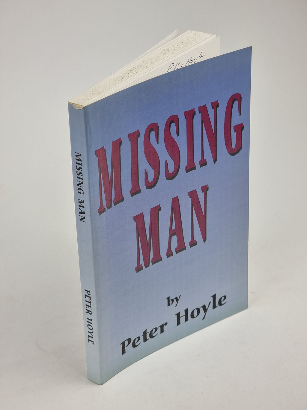 Missing Man, Peter Hoyle — 1st Edition — photograph 1