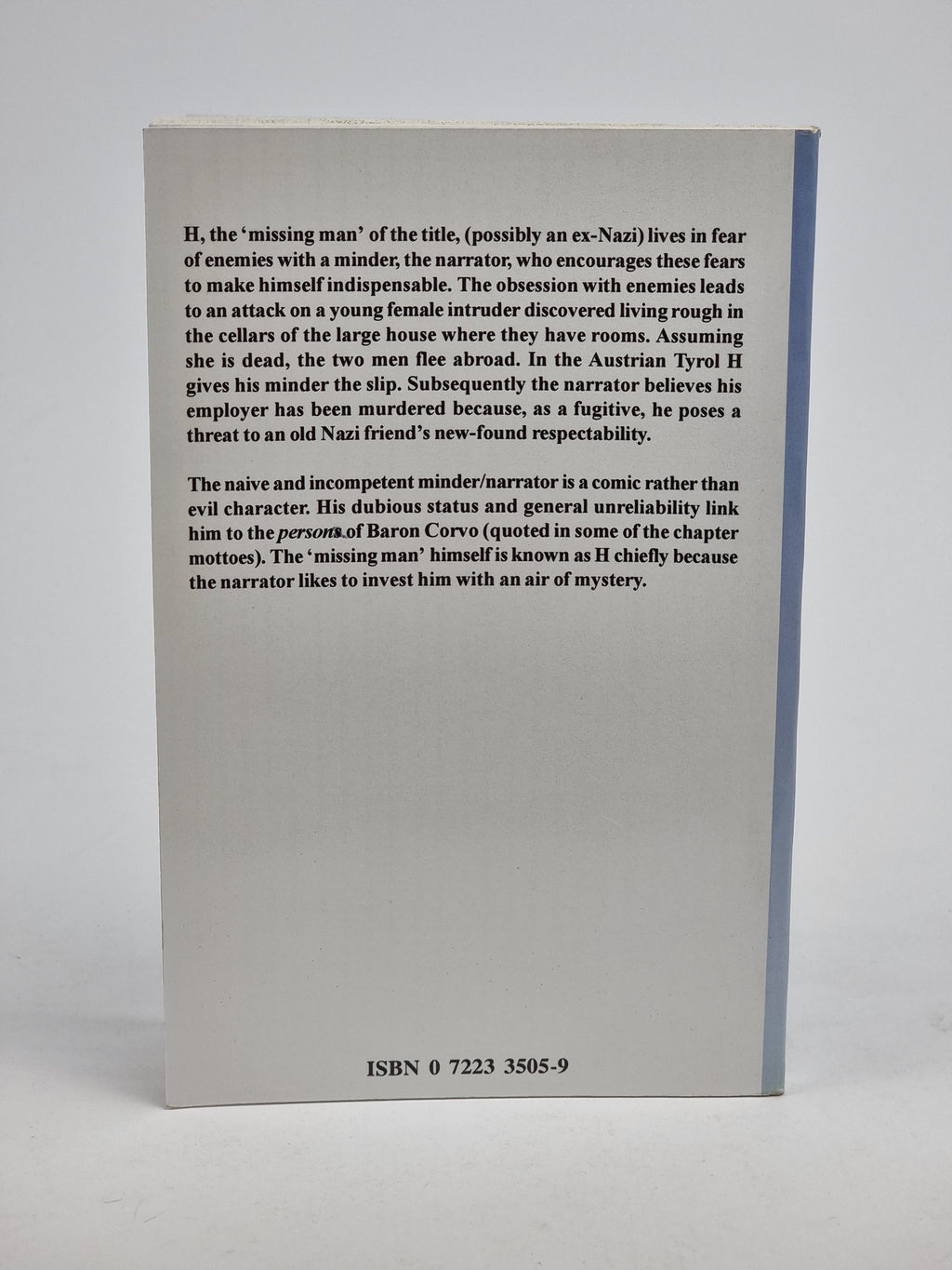Missing Man, Peter Hoyle — 1st Edition — photograph 3
