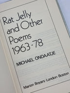 Rat Jelly and Other Poems 1963–78, Michael Ondaatje — 1st Edition — photograph 4