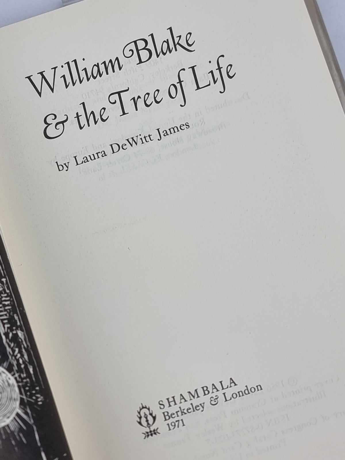 William Blake & the Tree of Life, Laura DeWitt James