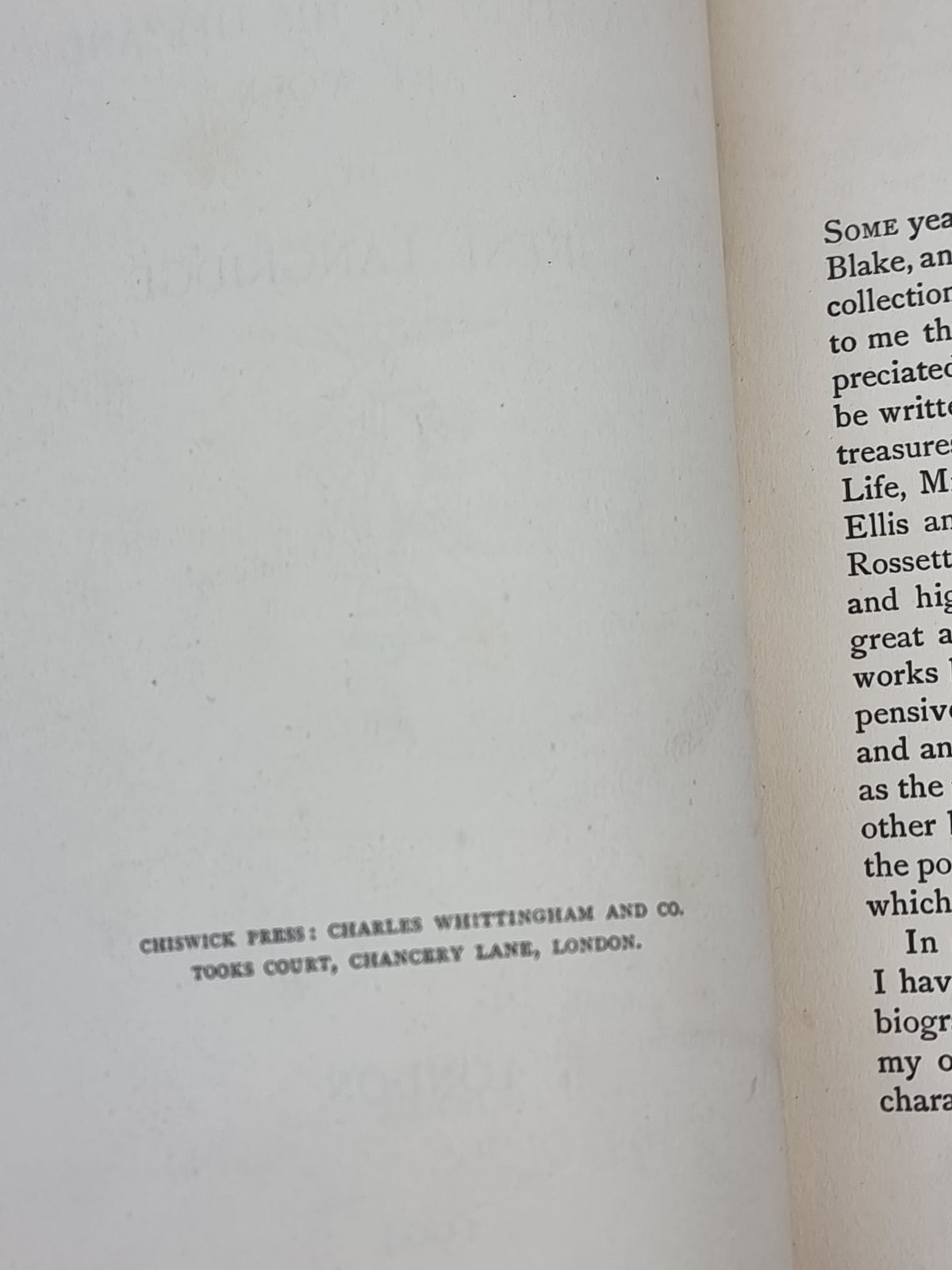William Blake: A Study of His Life and Art Work, Irene Langridge — 1st Edition